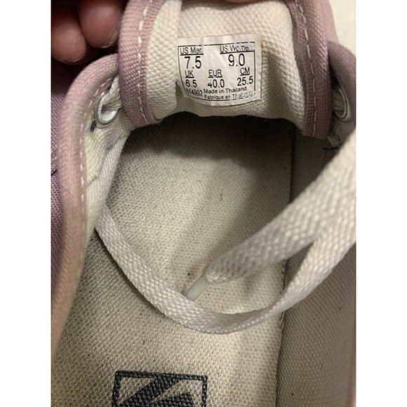 Vans Authentic Jersey Lavender Fog‎ Women's size 9 Mens 7.5 Unisex Skateboarding - Picture 12 of 15